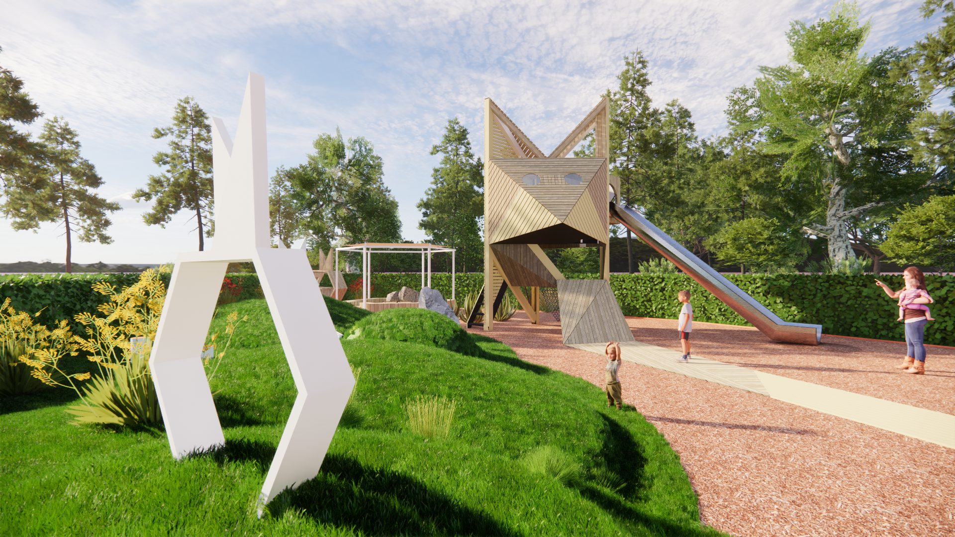 Stoerrr created two outdoor playground concepts for Marriott Hotels & resorts